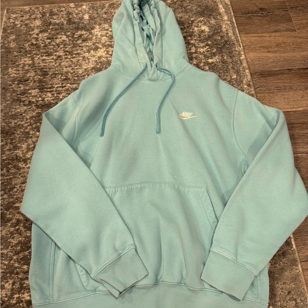 teal nike hoodie